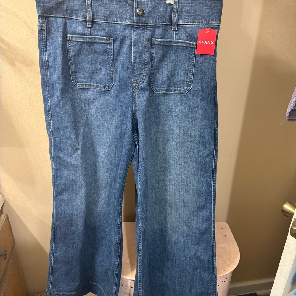 SPANX Classic Blue Denim Pants
